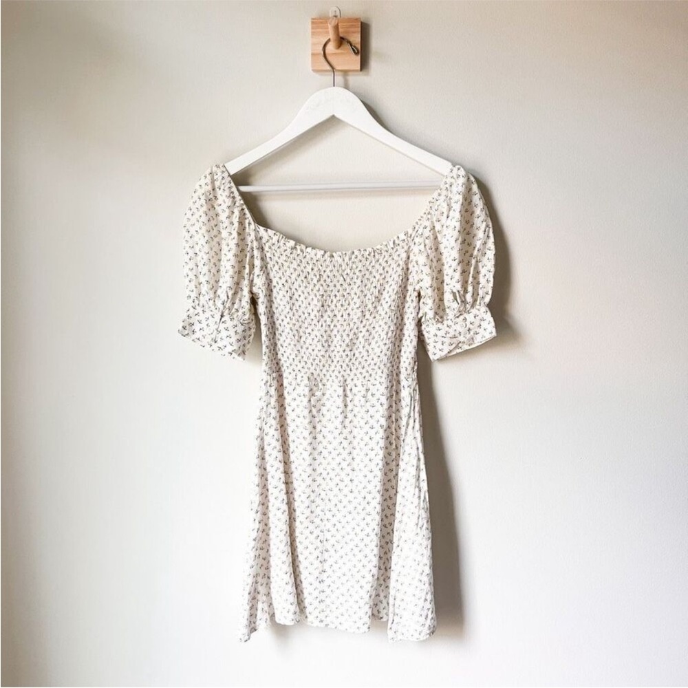 NWOT FAITHFULL THE BRAND Dulcia Smocked Bodice Mini Dress Size 4 - Picture 14 of 16